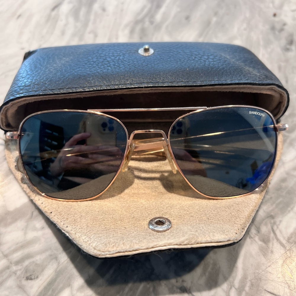 Randolph Engineering Black Sunglasses Case